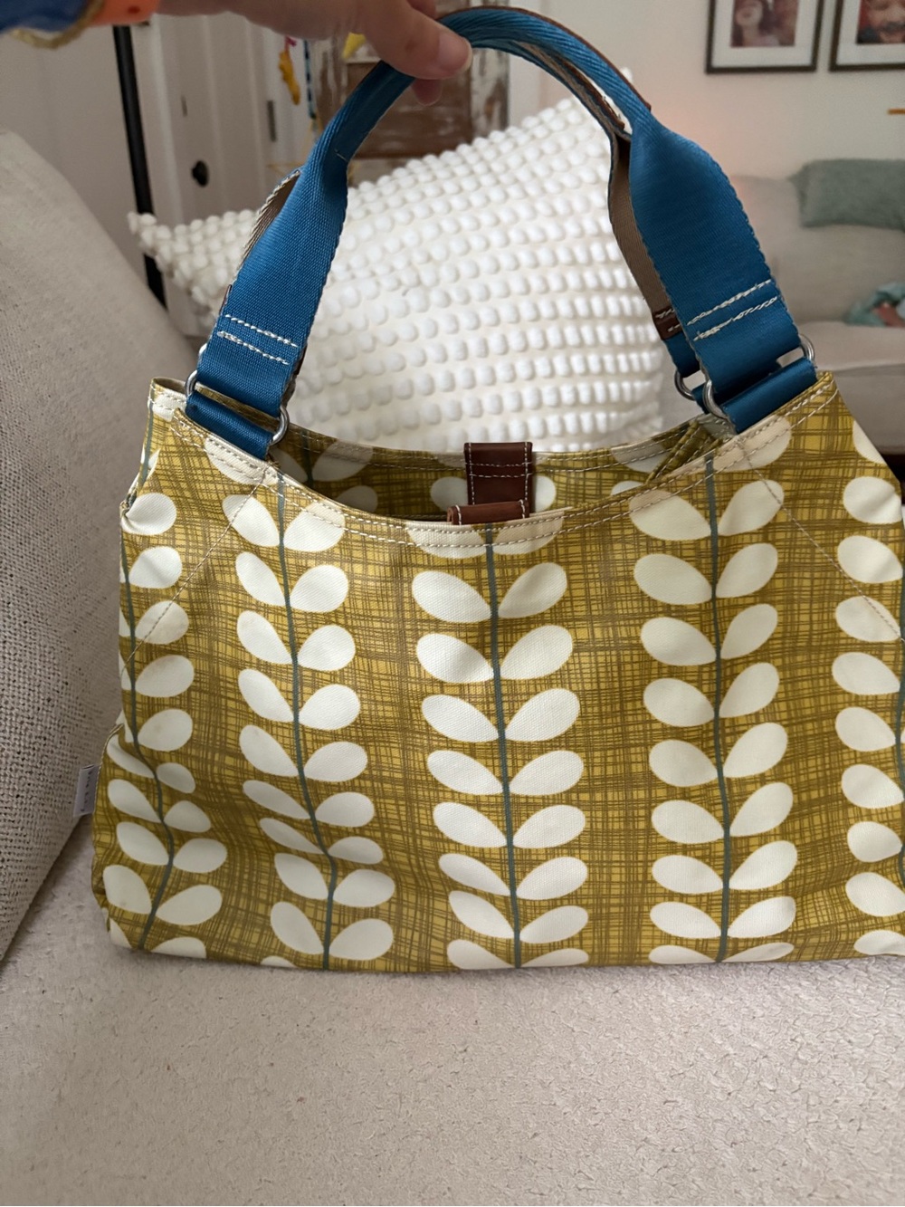 Orla Kiely Stem-Print Shoulder Bag